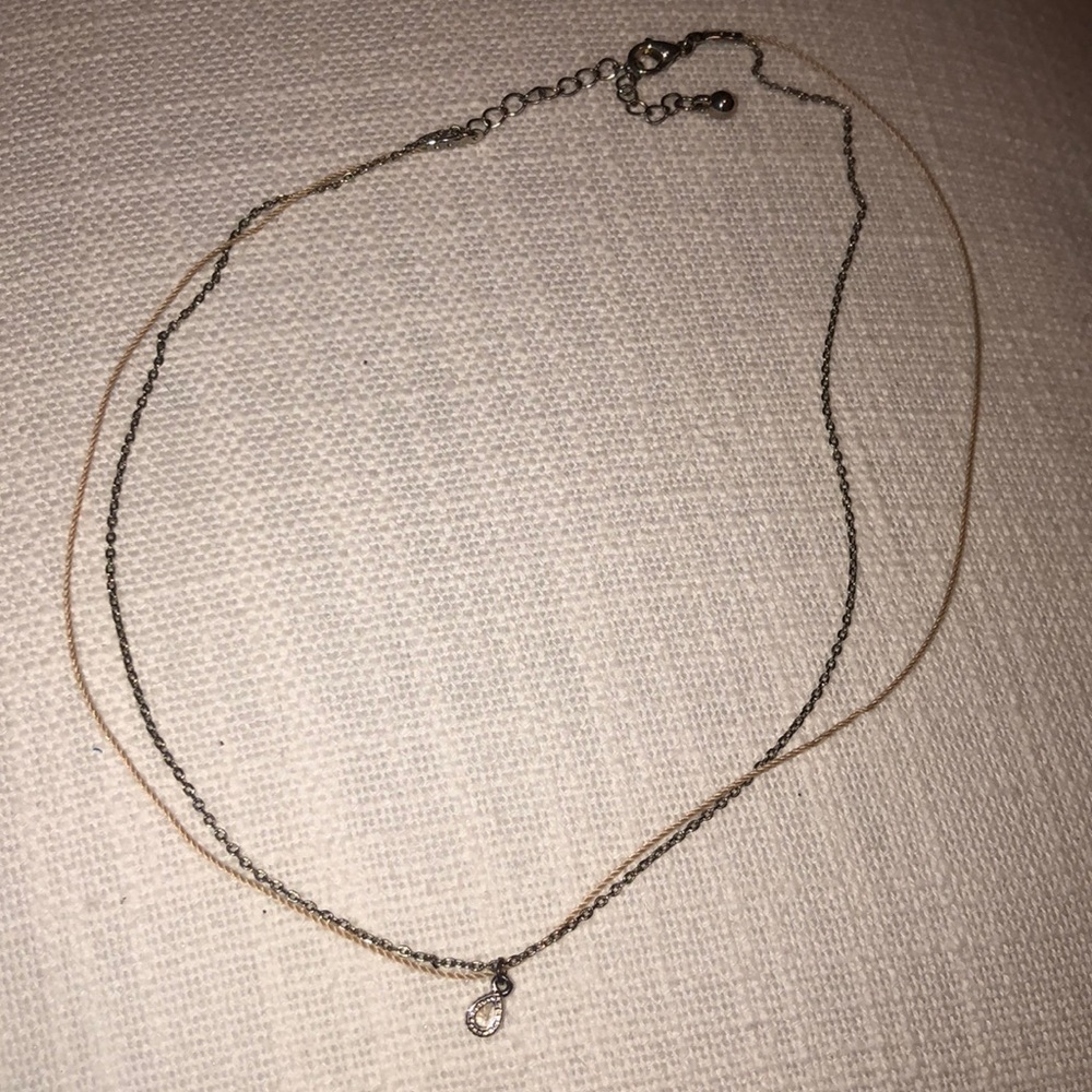Francesca’s silver drop choker